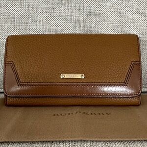 Burberry Tan Leather Clutch
